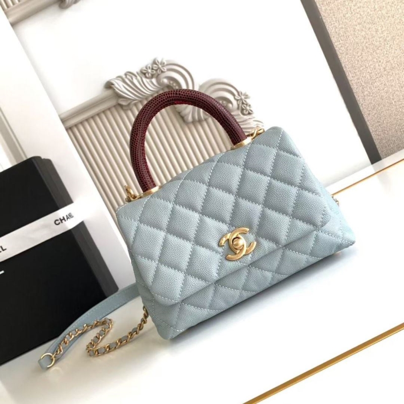 Ch**el top handle bags